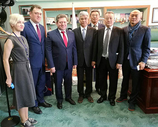 Китайская делегация СМИ посетила российские медиа
