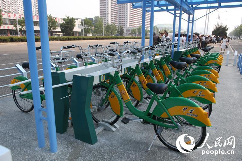 В КНДР появились велосипеды общего пользования