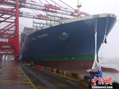 Китайские порты занимают семь мест в списке десяти крупнейших портов мира