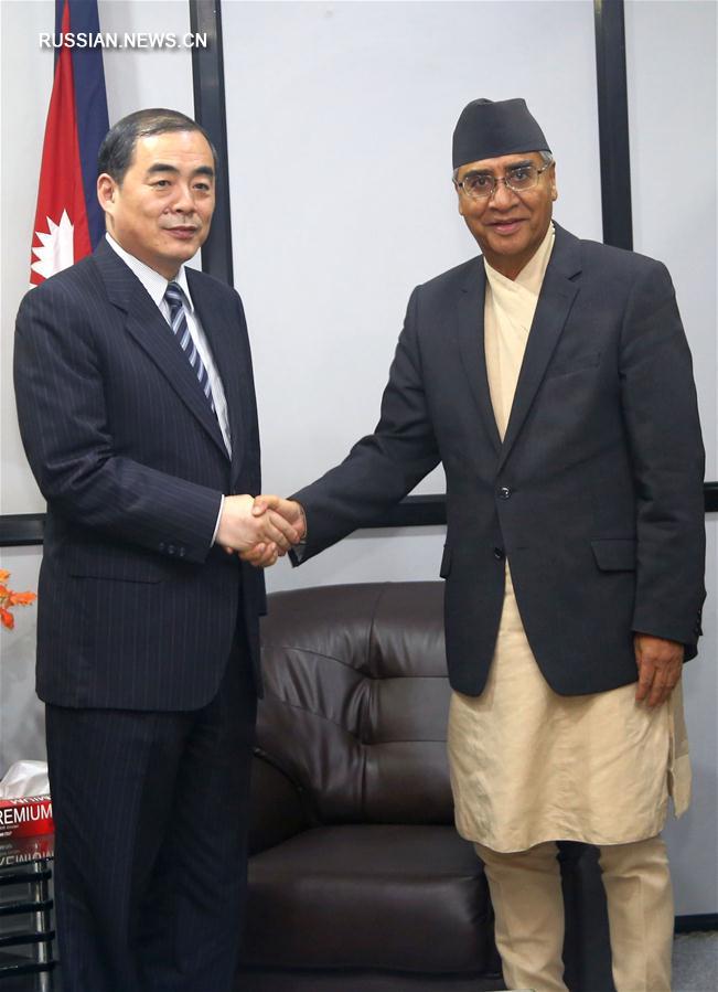 Премьер-министр Непала встретился с помощником главы МИД КНР
