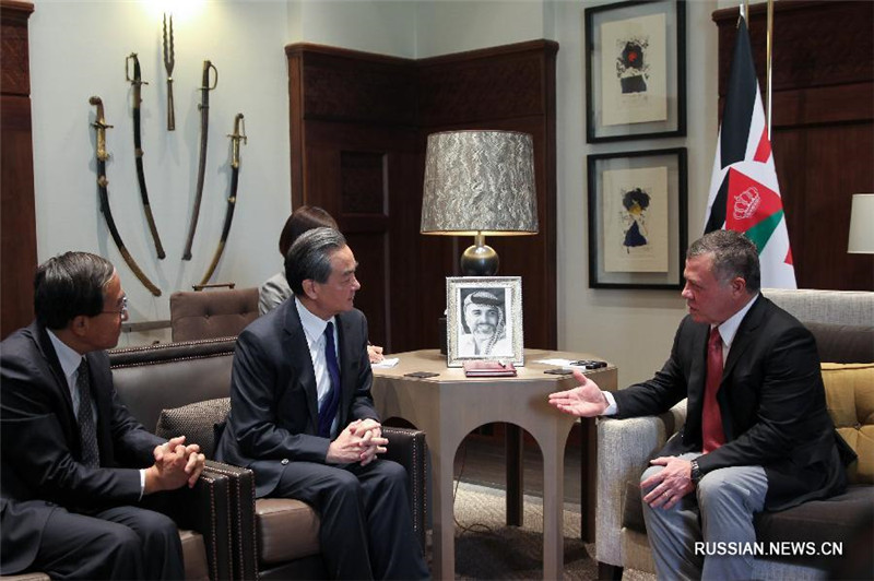 Король Иордании Абдалла II встретился с Ван И