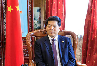 Посол КНР в России Ли Хуэй:  китайско-российская торговля в прошлом году продемонстрировала восстановление и улучшение