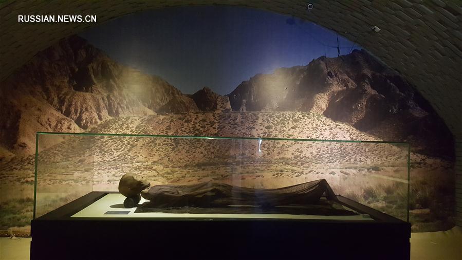 В Китае на древнем Шелковом пути обнаружена хорошо сохранившаяся мумия