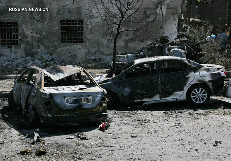 Восемь человек погибли, 20 ранены при взрывах заминированных автомобилей в Дамаске