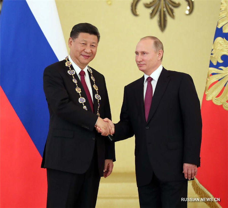 Главы Китая и России решили укреплять и развивать межгосударственные отношения