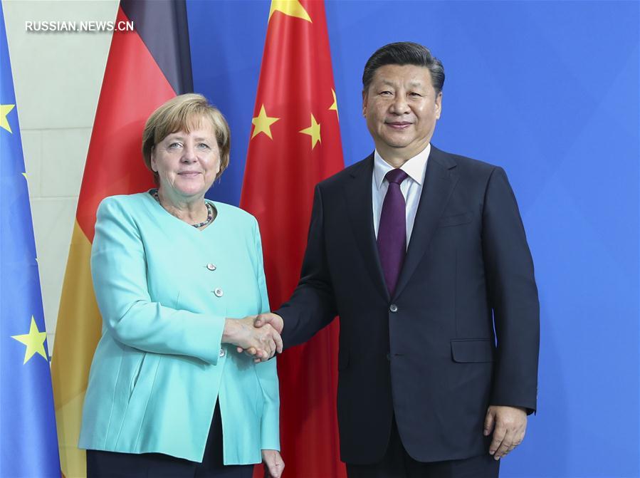 Си Цзиньпин провел переговоры с Ангелой Меркель