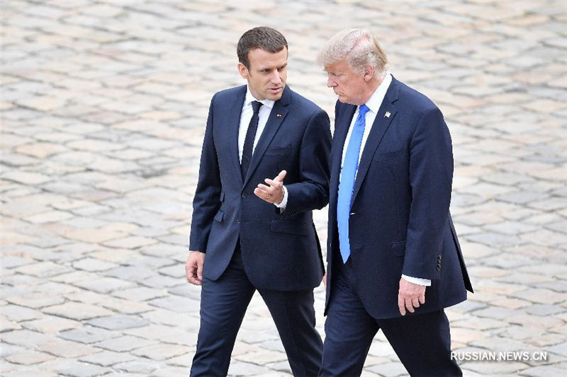 Лидеры Франции и США выразили намерение продолжать сотрудничество по вопросам борьбы с терроризмом и Среднего Востока