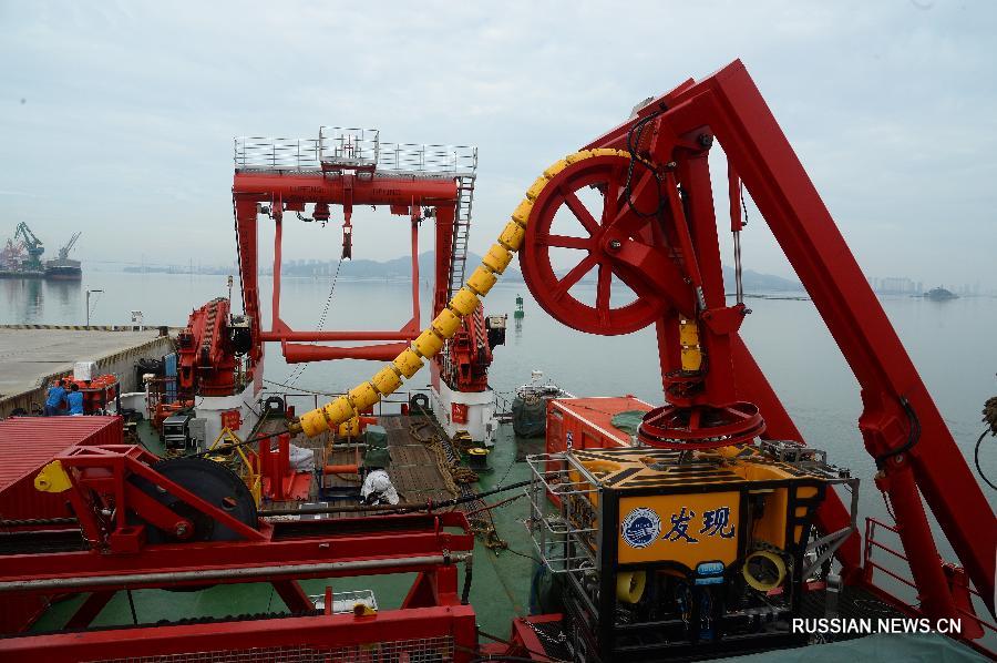 Китайское судно "Кэсюэ" вышло в плавание для продолжения комплексных исследований в Южно-Китайском море