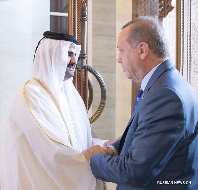 Президент Турции посетил Катар с визитом