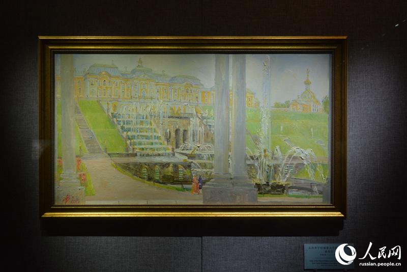 Сказка о двух парках: «Петергоф» и «Ихэюань» в полотнах художницы из Петербурга