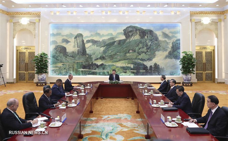 Си Цзиньпин встретился с участниками 7-й встречи представителей высокого ранга по делам безопасности стран БРИКС