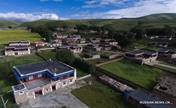 Тибетские дома "бенгке" в уезде Даофу