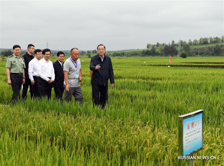 Юй Чжэншэн встретился с представителями кадровых работников и жителей аймака Хинган