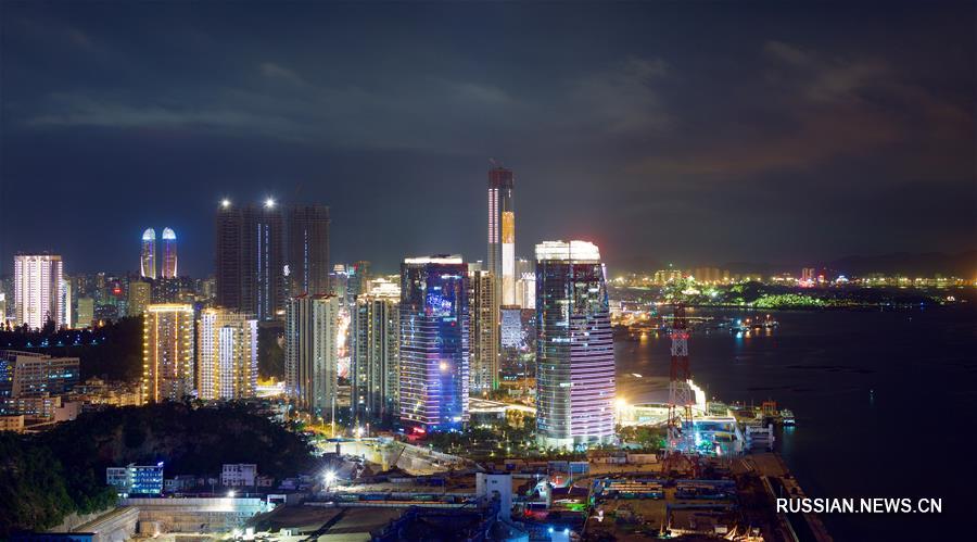 Свыше 1400 городских объектов в Сямэне озарятся огнями ночной иллюминации