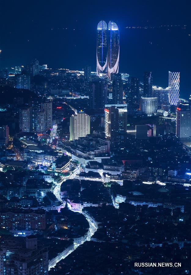Свыше 1400 городских объектов в Сямэне озарятся огнями ночной иллюминации