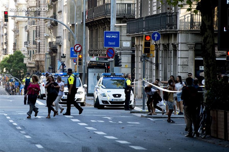 13 человек погибли, более 50 ранены в результате теракта в Барселоне