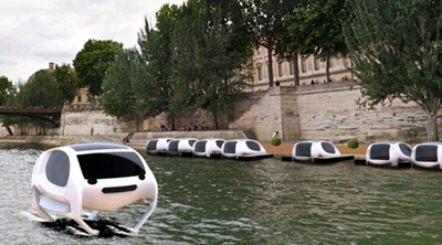 В Париже планируют запустить скоростное речное такси с подводными крыльями