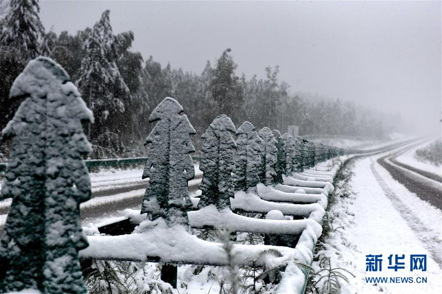 На "Северном полюсе" Китая выпал первый "осенний" снег