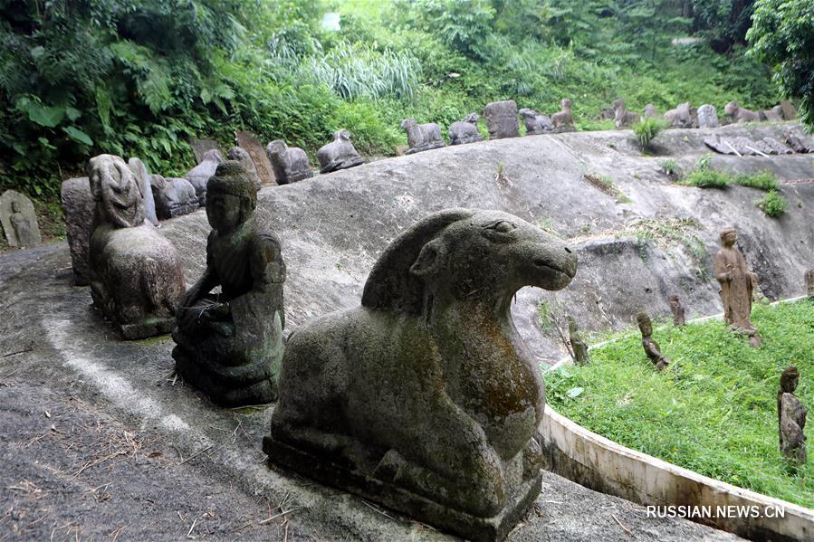 Коллекционер из Сянгана сохраняет древние каменные скульптуры