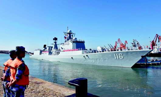 Флотилия кораблей ВМС НОАК отправилась в Россию для участия в совместных учениях