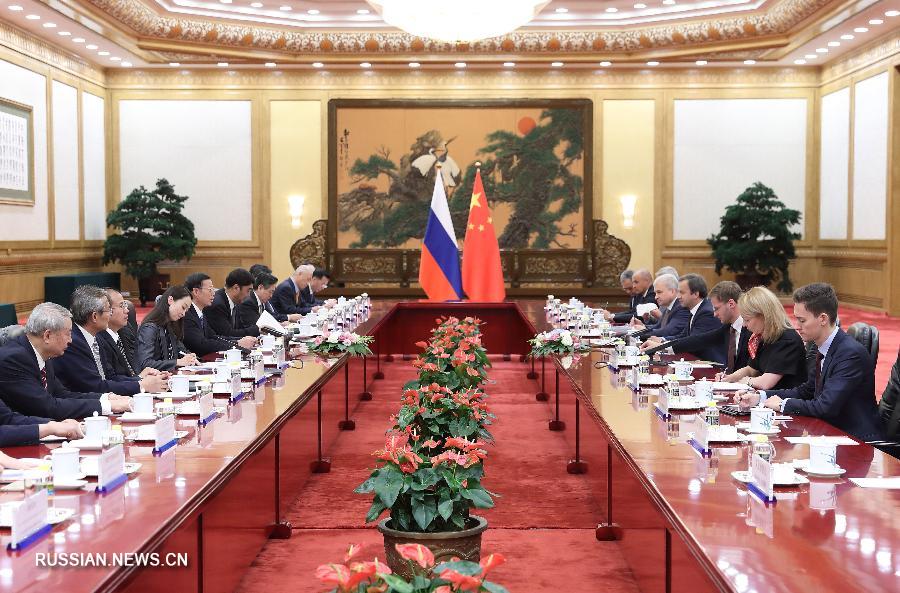 Чжан Гаоли и А.Дворкович провели 14-е заседание Китайско-российской комиссии по энергетическому сотрудничеству