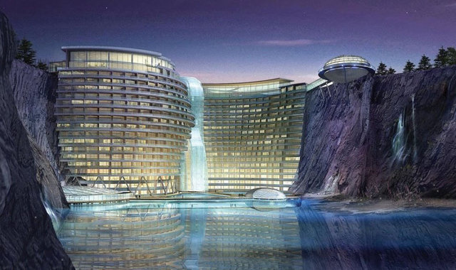 Пятизвездочная гостиница откроется в заброшенной шахте города Шанхай