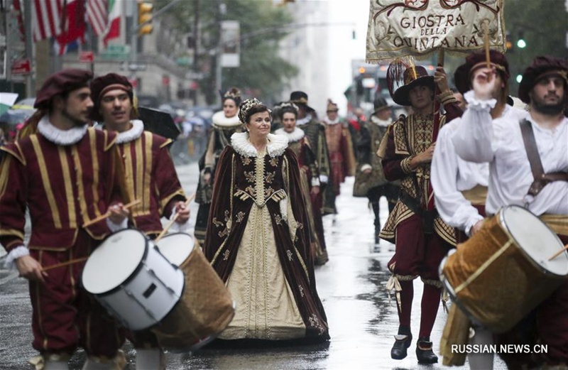 В Нью-Йорке прошло шествие по случаю Дня Колумба