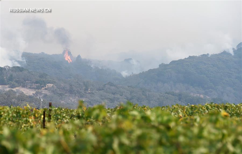 Пожар в Калифорнии распространяется, 15 человек погибли