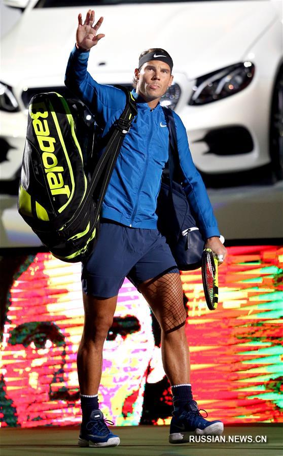 Надаль победил Чилича и вышел в финал теннисного "Мастерса" в Шанхае