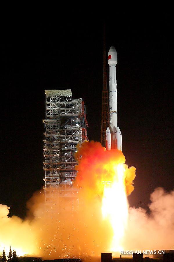 Китай запустил два навигационных спутника "Бэйдоу-3" одной ракетой-носителем