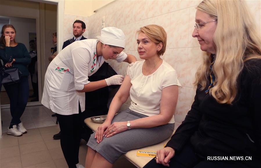 В Украине начали делать прививки против гриппа