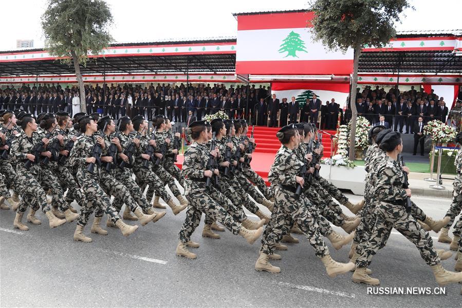 В Ливане состоялся военный парад в честь Дня независимости