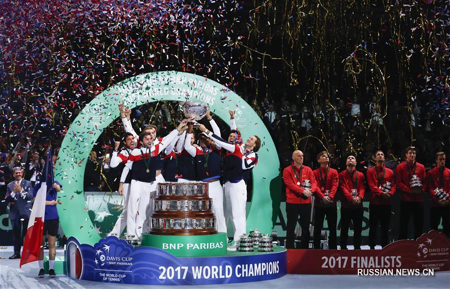Сборная Франции по теннису завоевала Кубок Дэвиса-2017