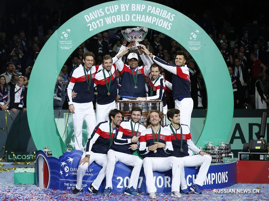 Сборная Франции по теннису завоевала Кубок Дэвиса-2017