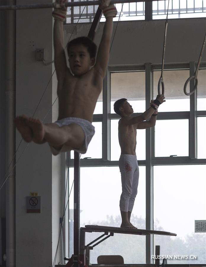 Спортивная гимнастика -- В провинции Хубэй открылся 10-дневный тренировочный лагерь для китайских резервистов