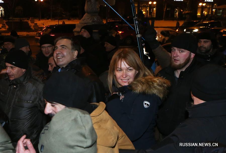 Украинский суд освободил М.Саакашвили