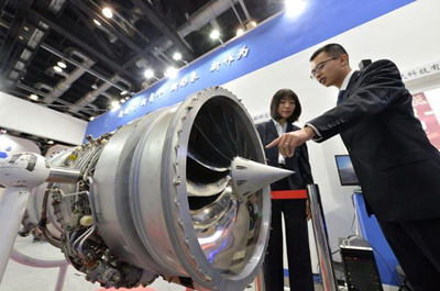 В Китае представили авиадвигатель в классе тяги 1 т.