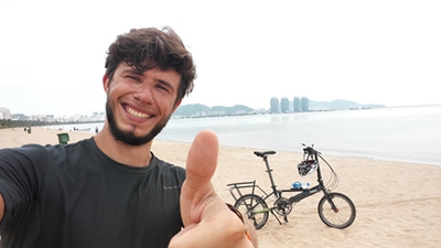 Студент из Германии объехал Китай на велосипеде в поисках китайской мечты