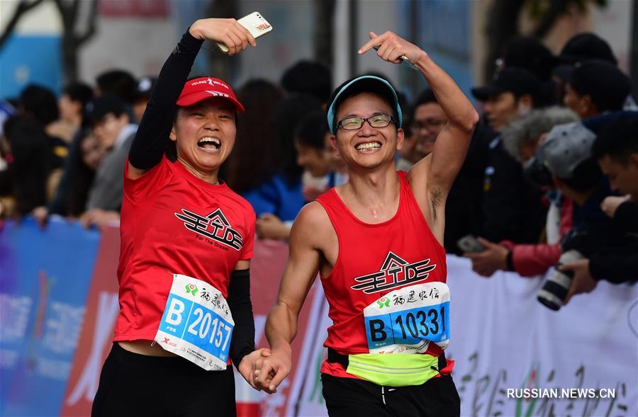 Всекитайский чемпионат по марафонскому бегу в городе Фучжоу