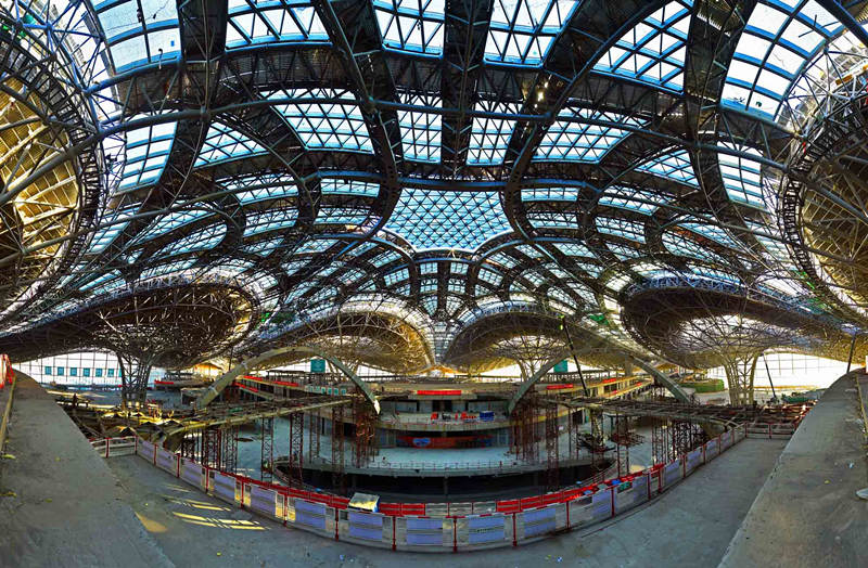 Завершено строительство главного терминала нового аэропорта Пекина