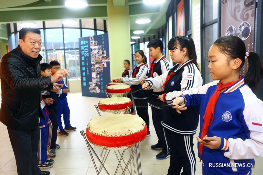 Уроки нематериального культурного наследия в тяньцзиньской школе