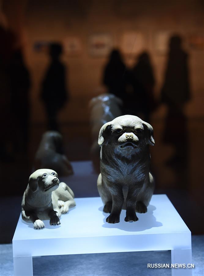 В Нанкинском музее открылась выставка, посвященная наступающему году Собаки