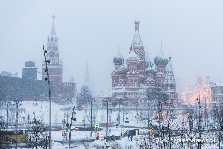 На Москву обрушились сильные снегопады