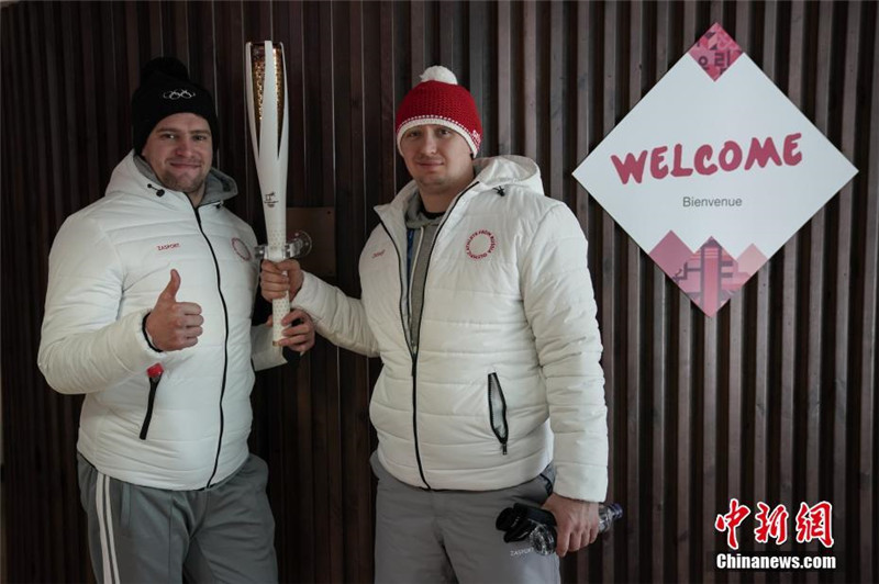 Визит в Олимпийскую деревню перед началом зимних Олимпийских игр-2018