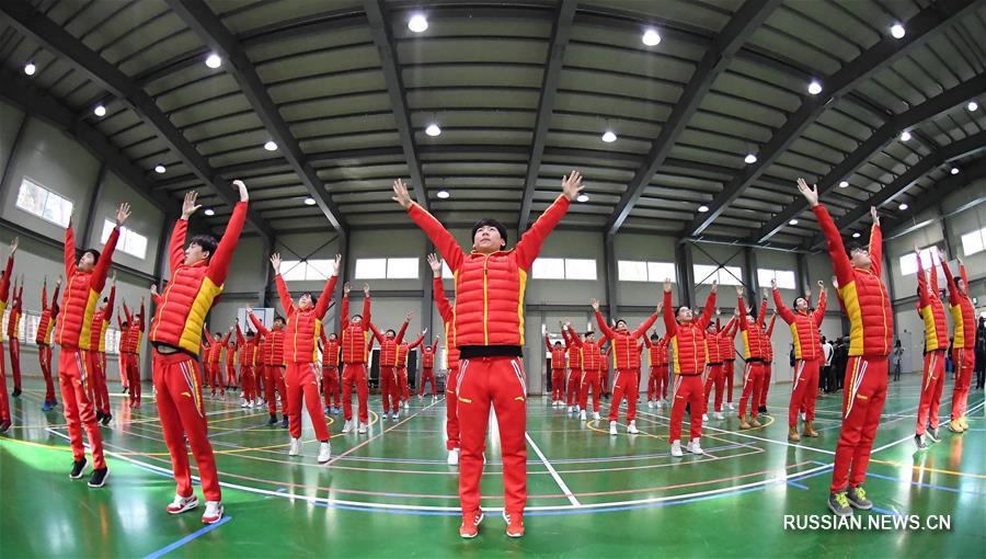 Первая открытая репетиция участников представления "8 минут в Пекине"