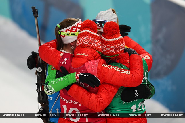Белорусские биатлонистки победили в эстафете на Олимпиаде-2018