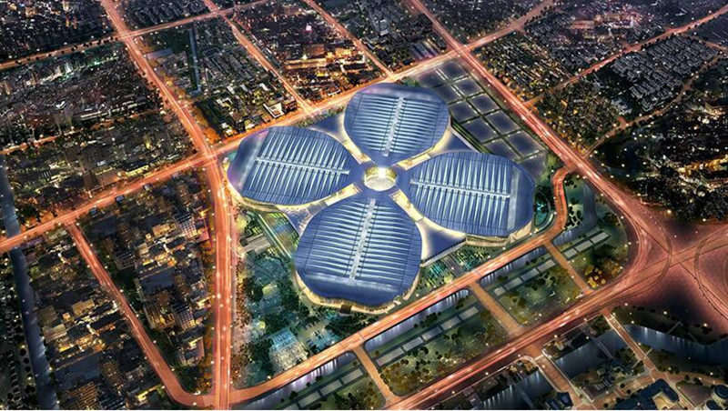 Китайский государственный выстовочный центр (Шанхай) Источник: официальный сайт Китайской международной импортной выставки