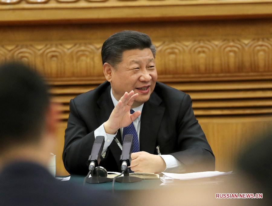 Си Цзиньпин участвовал в групповом обсуждении делегации пров. Гуандун в рамках 1-й сессии ВСНП 13-го созыва