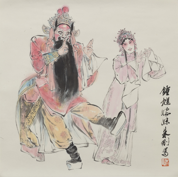 В Шанхае проходит выставка работ на тему китайской оперы