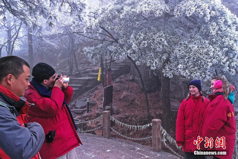 Весенняя изморозь в горах Хуаншань